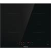 Hisense HI6401CH piano cottura Nero Da incasso 59 cm Piano cottura a induzione 4 Fornello(i)