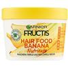 Garnier Fructis Hair Food Banana - Maschera Nutriente 3 in 1 Per Capelli Secchi 390 ml