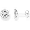 Thomas Sabo Orecchini da donna in argento 925 con zirconi 32023621, 9 x 9 mm, Argento sterling, Zirconia cubica 1
