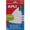 APLI - etichette 31 x 100 mm bianco