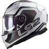 LS2 CASCO LS2 FF811 VECTOR II METRIC WHITE TITAN.SILVER-06 | LS2