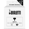 Bialetti Ricambi, Include 1 Filtro a Imbuto, Compatibile con Moka Orzo Express Bialetti 4 tazze