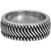 iXXXi Anello da uomo uomo Land Rover, 20mm, Acciaio inossidabile, Nessuna pietra preziosa
