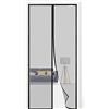 CWEEN CLU Zanzariera magnetica per porta, 150x240 cm, zanzariera per porta del balcone, non è necessario praticare fori, adatta per porte del balcone, delle finestre, delle terrazze, nero