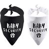 Generic Confezione da 2 bandana per cani, per la sicurezza del bambino, annuncio per la gravidanza