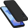 Cadorabo Custodia compatibile con Oppo A16s / A54s in LIQUID NERO - Coperchio protettivo in silicone TPU flessibile