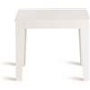 Ikone Consolle allungabile 90x50/300 cm con base metallo e piano Bianco frassinato NADIR