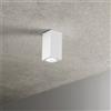 Ondaluce Lampada faretto da interno 6x12 cm moderna Bianco - ALOA 1 luce GU10