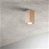 Ondaluce Lampada faretto da interno 6x12 cm moderna Oro - ALOA 1 luce GU10