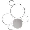 Ondaluce Plafoniera LED POIS in metallo verniciato 93x84 cm Silver