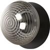 Ondaluce Plafoniera D46 cm TONDO con base in metallo Fumè e diffusore in vetro