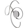 Ondaluce Plafoniera TWIST a LED 73x80 cm in metallo verniciato Silver