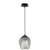 Ondaluce Lampada sospensione D20 cm - vetro soffiato Fumè BONNIE MOD1