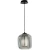 Ondaluce Lampada sospensione D22 cm - vetro soffiato Fumè BONNIE MOD2