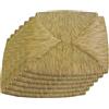 LIBEROSHOPPING Ricambio per sedia con seduta in paglia di fiume naturale mod Venezia set 6 pezzi