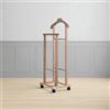 LIBEROSHOPPING Indossatore appendiabiti da casa in legno NATURALE