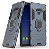 MaiJin Compatibile con Samsung Galaxy Note 9 Cover, Custodia Armor Anello Cavalletto (Funziona con il Supporto Magnetico per Auto) Case Paraurti (Blu Navy)