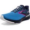 BROOKS Launch GTS 10, Sneaker Donna, Peacoat/Marina Blue/Pink GLO, 36 EU