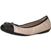 CAPRICE Donna Ballerine in Pelle Verniciata, Blu (Ocean Comb), 38 EU