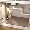 QUANUR Tappetino sottolavello per Cucina Impermeabile,sotto Il Tappetino per lavello,Fodera per Tappetino sottolavello Riutilizzabile,Retro in Gomma,Antiscivolo,Tappetino per lavello Resistente