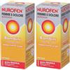 Nurofen Febbre e Dolore Bambini 100mg/5ml sospensione orale gusto fragola senza zucchero 2x150 ml Sospensione