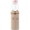 Grupo Erik: Bottiglia Pusheen Termica | Bottiglia Vetro Ermetica 500 ml, con rivestimento in neoprene, tappo chiusura ermetica e BPA free, bottiglia vetro acqua design, pusheen gadget