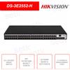 Hikvision DS-3E2552-H - Switch di rete - 48 Porte Base-T 10/100/1000 + 4 porte Base-X SFP 1000 - 1 Console Port