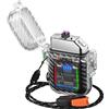 SUPRUS Accendino Elettrico 3 Modalità di Torcia Antivento Impermeabile - Dual Arc Plasma Ricaricabile Con Fischietto di Emergenza di Sopravvivenza e Cordino