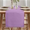 ARVOV Runner da tavolo primaverile e moderno, lavabile, effetto lino, impermeabile, adatto come decorazione per sala da pranzo, per feste e per le vacanze (viola, 40 x 180 cm)