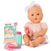Baby Sweetheart - Tempo di bagno - bambola neonato dal corpo morbido di 30,5 cm con accessori - con libro di fiabe di facile lettura