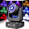 WZYBUTA 150W Teste Mobili RGBW LED Moving Head 6 Bee Eye Luci Discoteca Prisma Effetto Luce Illuminazione Palcoscenico con 8 Gobos per Feste, Matrimoni, Chiesa, Live Band Show Bar