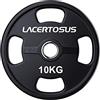 Lacertosus - Disco PRO Grip Gommato - 10 kg (50MM) - P-G10