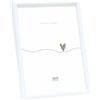 Deknudt Frames S011S1-10.0X15.0 - Cornice portafoto in Resina, Colore: Bianco 19 x 13,8 x 1,75 cm