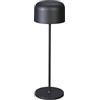 Konstsmide Lampada da tavolo a LED Lille, nero, per interni ed esterni, senza fili, 11 x 11 x 36 cm, 7834-750