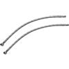 AERZETIX - Set di 2 tubi di alimentazione per miscelatore femmina 1/2'' - maschio M10 - lunghezza 500mm - tubo di collegamento/bagno/cucina - flessibile per sanitari - C51095