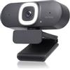 Nuroum Webcam streaming V15-AFL con luce ad anello, webcam autofocus per PC con doppio microfono, 1080P 60fps, 75° FOV e correzione luce, USB Web Camera Plug&Play per Zoom/Teams/OBS/Xsplit, Streaming,