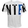 Inter T-Shirt Oversized Wordmark Bianca