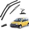OSCCAR Auto Tergicristallo Per Fiat Per Panda 169 2003 2004 2005 2006 2007 2008 2009 2010 2011 2012 Auto Anteriore Posteriore Tergicristallo Lame Spazzole Cutter Accessori 22 + 16 + 13