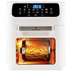 Tagars Forno Friggitrice Ad Aria Calda Da 12 Litri Con Display Digitale, Sistema A Riscaldamento Rapido, 12 Programmi Di Cottura, Timer e Temperatura Regolabili 1800 W