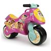 INJUSA - Moto Primi Passi Neox Principesse Disney, per Bambini da 18 Mesi a 3 Anni, con Decorazioni Permanente, Ruote in Plastica e Maniglia per il Trasporto da parte dei Genitori, Colore Rosa