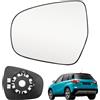 RASHION Vetro Specchietto Retrovisore Riscaldabile Sinistra Compatibile con Suzuki Vitara 15-18 / SX4 S-Cross 13-20