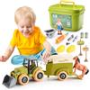 HappyKidsClub Trattore Giocattolo per bambini Fattoria Animali Giochi 3 4 5 Anni Regali Natale Camion