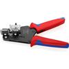 KNIPEX Spelacavi di precisione con lame sagomate con impugnature multicomponente 195 mm, 12 12 11