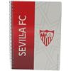 CYPBRANDS Sevilla- Quaderno, spirale, blocco note, blocco note, a quadretti, materiale scolastico, cancelleria, colore rosso, prodotto ufficiale (marchi CyP)