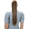 CAISHA 60cm Posticcio Per Capelli Hailey Con 2 Nastri Coda Di Cavallo Voluminoso Capelli Finti Liscio Marrone Chiaro HC3