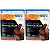Namedsport Srl NAMEDSPORT® 100% Whey Protein Shake Choco-Brownie Flavour Set da 2 2x900 g Polvere per soluzione orale