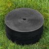 UNIGARDIA Bordura per Aiuola 10 m - Altezza 13 cm, Spessore 3 mm - Bordatura per Giardino in Plastica - Cordolo Flessibile per Aiuole - Uso Semplice, Nero con Decori in Legno