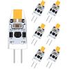 tkhetiana G4 LED lampada 2W, 12-24V AC/DC G4 LED lampadina bianca calda 3000K LED lampadina, 12V LED lampadina alogena G4 lampadina, 6pcs Pack