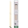 KnitPro K22318 - Ferri da maglia in bambù, 2 conti, 25 x 3,75 mm, colore: Marrone