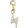 Depesche 11785-107 Charms Express Yourself-Ciondolo per collane e bracciali, Fulmine, Placcato Oro, Come Piccolo Regalo, Multicolore, Normal